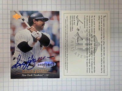 1995 Upper Deck - Autographs Reggie Jackson #AC1 (AU)