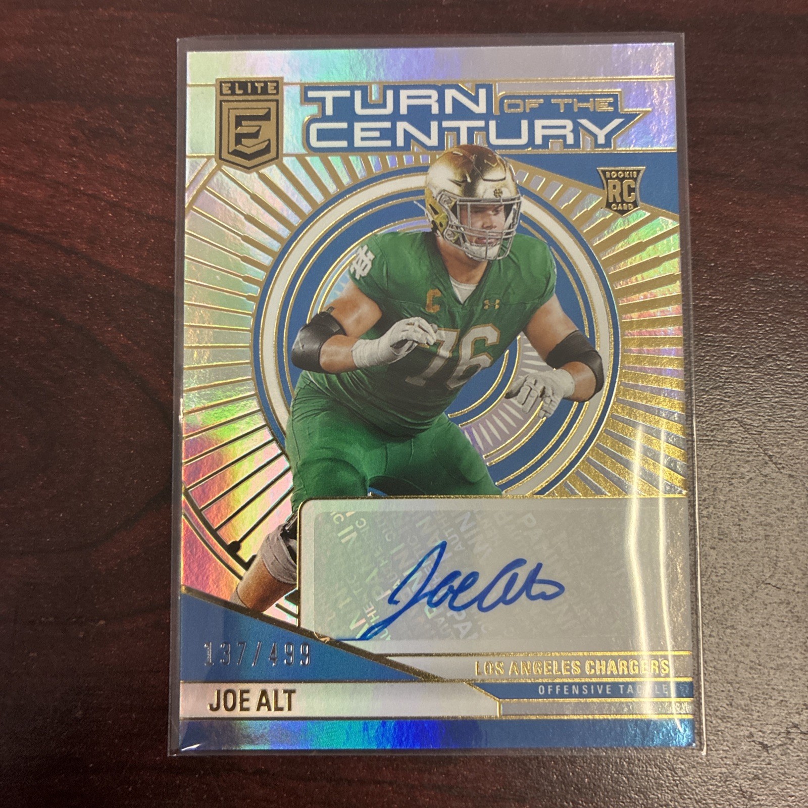2024 Donruss Elite -Turn of the Century Autographs Joe Alt #TCA-JAL /499 Auto RC