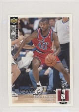 1995-96 Upper Deck Collector's Choice European Stickers Calbert Cheaney #206 3z3