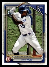 Tony Ruiz 2024 1st Bowman Prospect #BP-80 Kansas City Royals ROOKIE