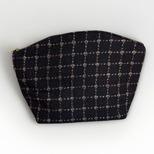 Shiseido Black Fabric Cosmetic Pouch Makeup B...