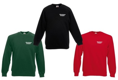 Erwachsene No Frills Basic Dull Herren Damen Langweilig Weihnachten Festlich Weihnachtspullover