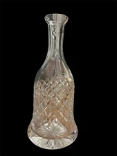 Vintage Irish Tipperary Crystal Decanter Only -No Stopper Signed Tipperary
