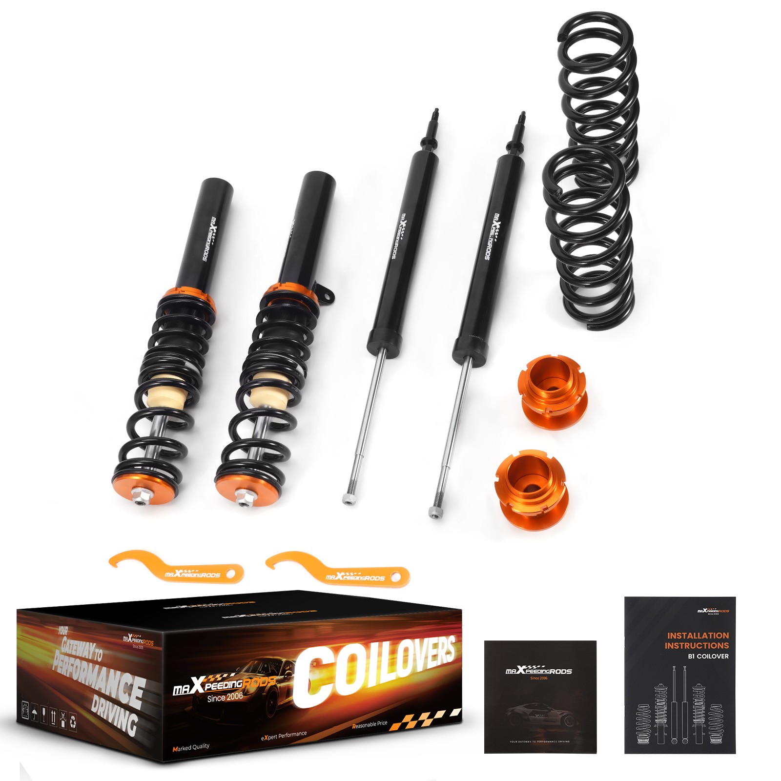 Coilovers Shock Springs Kit for BMW 3 Series E92 Coupe 2WD 2005-2013