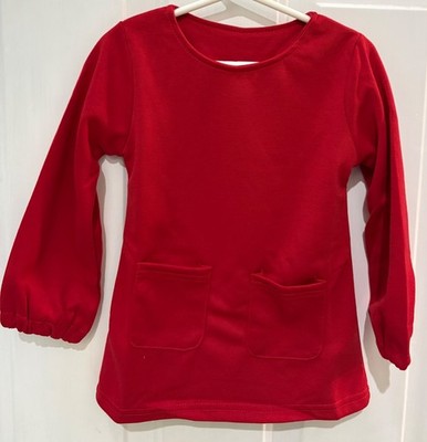 Children Kids Girls Tunic T Shirt Red NEW