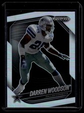Darren Woodson 2025 Panini Prizm Black Prizms Silver
