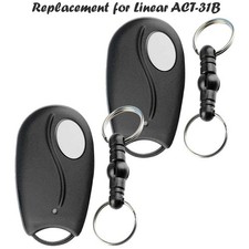 2 For Linear Megacode ACT-31B ACP00879 Mini Key Chain Garage Door Remote Control
