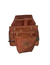 12 PKT Top Grain Long Tool Pouch