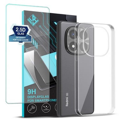 Handy Hülle für Xiaomi Redmi Note 14 Pro Pro+ 5G Schutzhülle Case Cover 9H Glas
