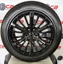 New Jeep Grand Wagoneer 22 Oem Gloss Black Takeoff Wheels And Tires