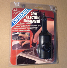 Vintage NOS Dremel electric engraver 290 for metal, glass, plastic etc., made US