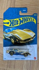 Corvette Stingray Chase 2025 Hot Wheels 58th Anniversary Blue Gold Au18 Corvette Stingray Chase 2025 Hot Wheels 58th Anniversary Blue Gold Au18