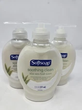 Softsoap Soothing Aloe Vera Moisturizing Hand Soap, 7.5 Ounce (Pack of 3) New