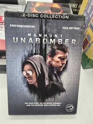Manhunt Unabomber DVD 2-Disc Collection Lionsgate Sam Worthington Paul Bettany