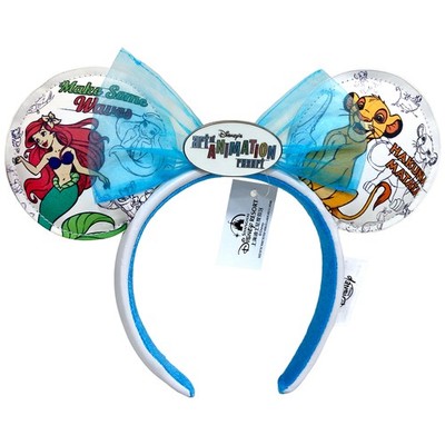 Disney- Resort Minnie Mouse Headband Art Of Animation Ariel,Nemo,Cars,Simba,NEW
