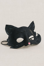 Genuine Leather Feline Mask Masquerade / Cosplay / Animal Mask - Artisan Craft