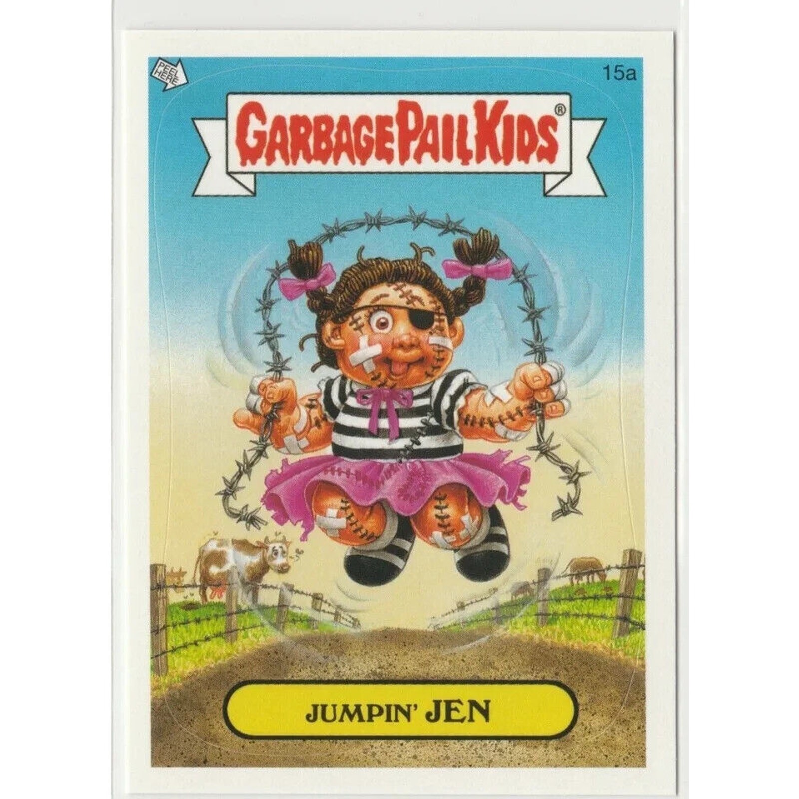 Jumpin Jen #15a Garbage Pail Kids GPK 2005 ANS4 All-New Series 4