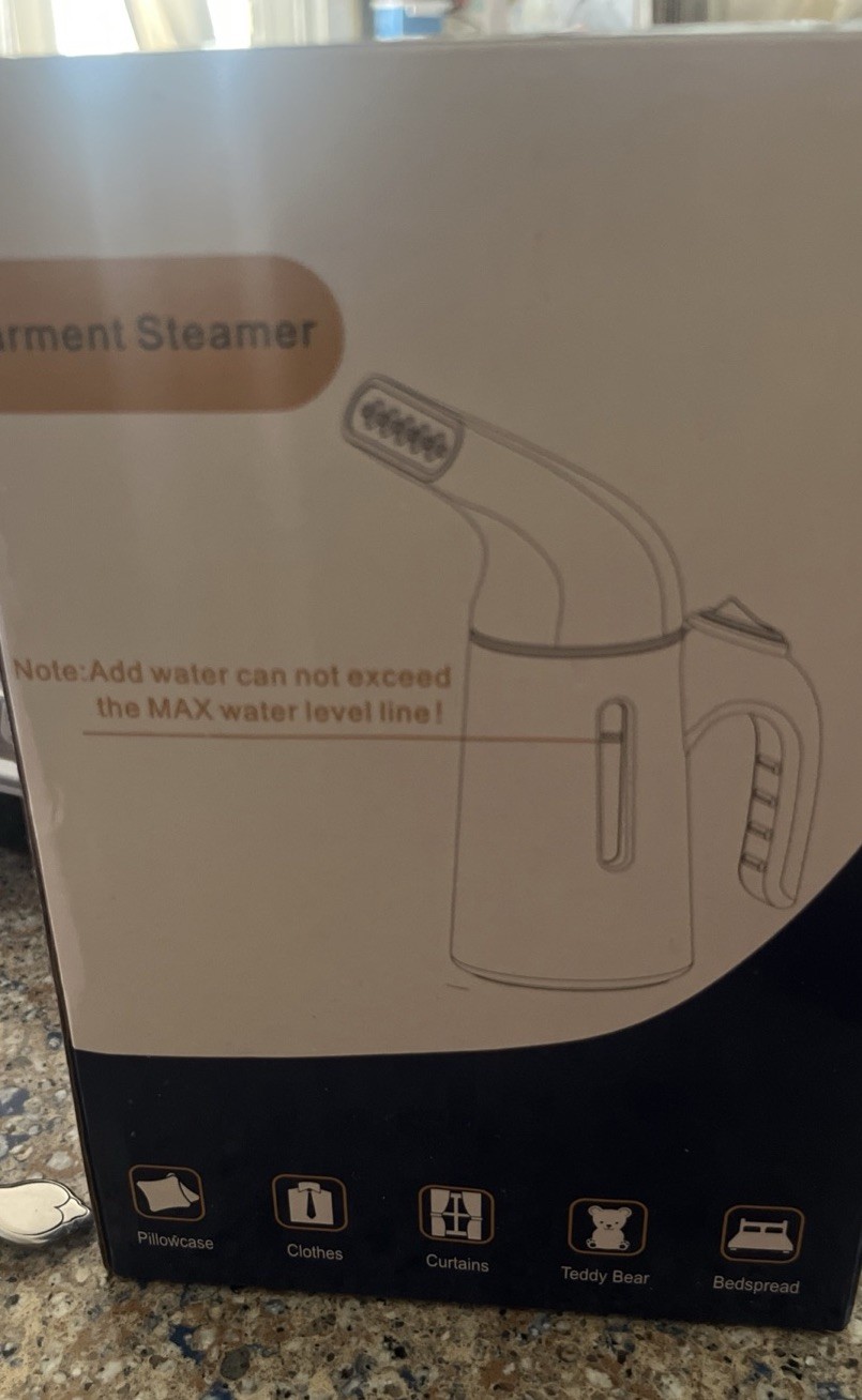 Handheld Garment Steamer 700W Portable White GY-169