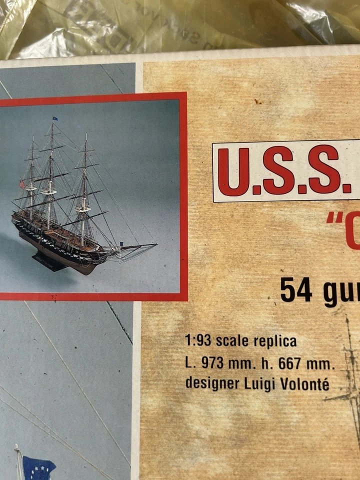 Mamoli USS Constitution "Old Ironsides" 1797 Model Kit Scale 1:93  Nr.  MV31   - Bild 4 von 4