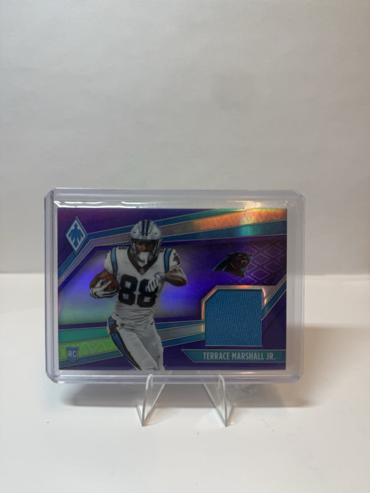 Terrace Marshall Jr. Panini Phoenix Rising Rookie Material Signatures #TMA Base