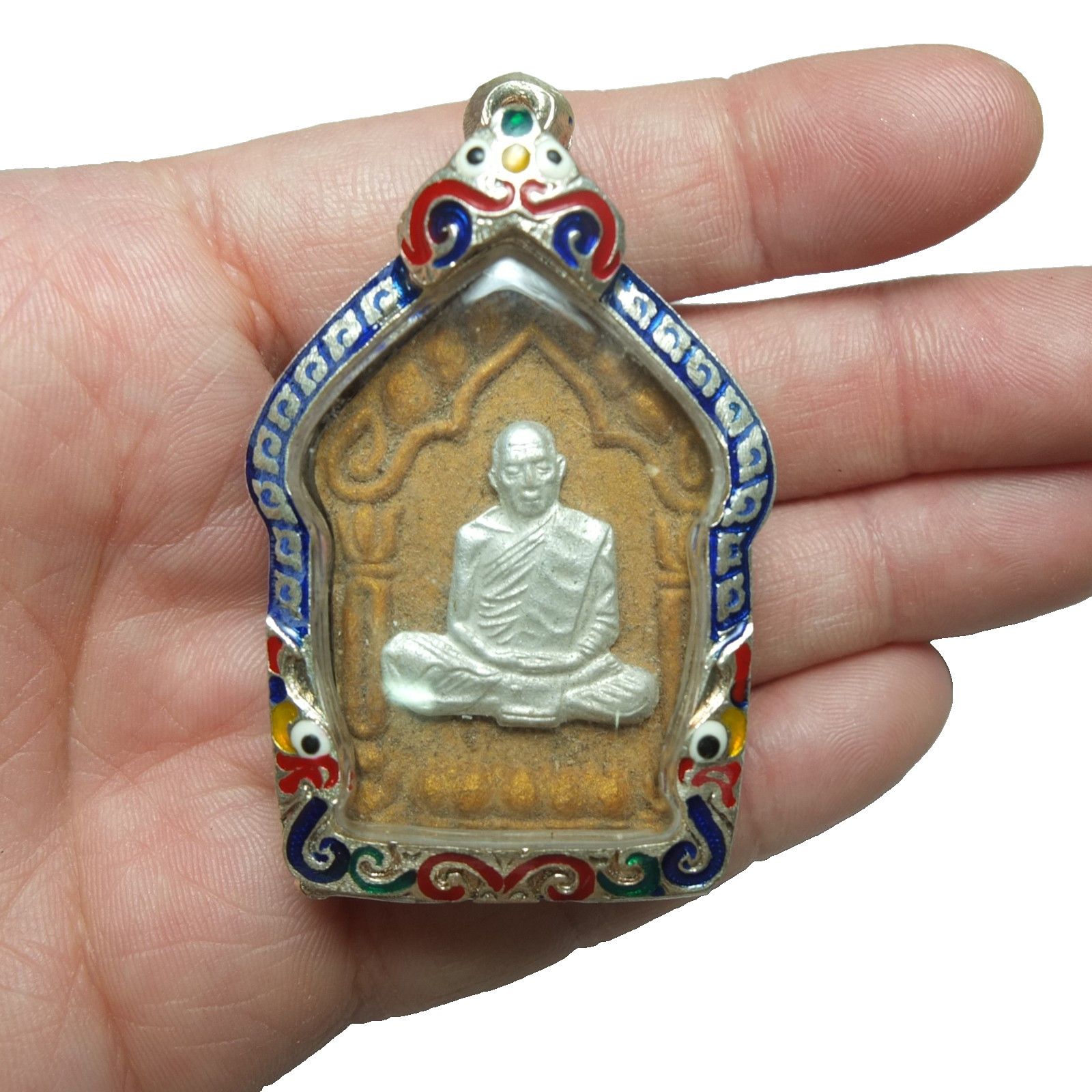 Khun Paen  LP  Tim   Buddha Pendant   Thai  Amulet protection talisman 100% Real
