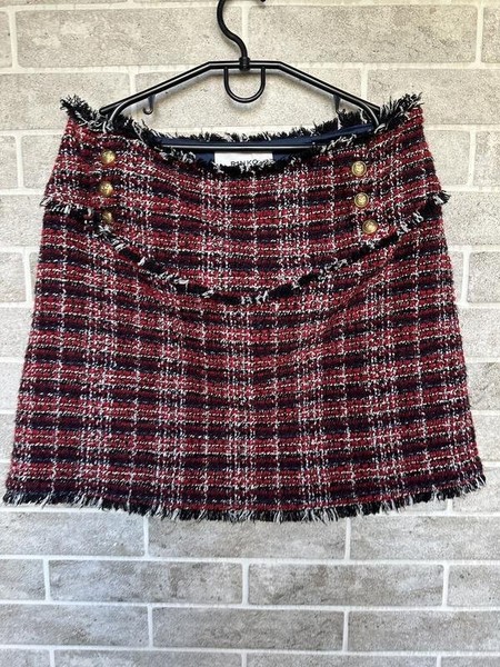 Women Pinko Skirt Red Cotton 38 / M / 46