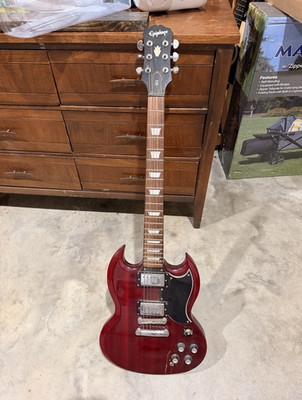 Epiphone SG Electric Guitar Solid Mahogany Body Red 6-String Right-Handed