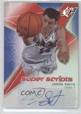 2008-09 SPx Super Scripts Jason Smith #SS-JS Auto