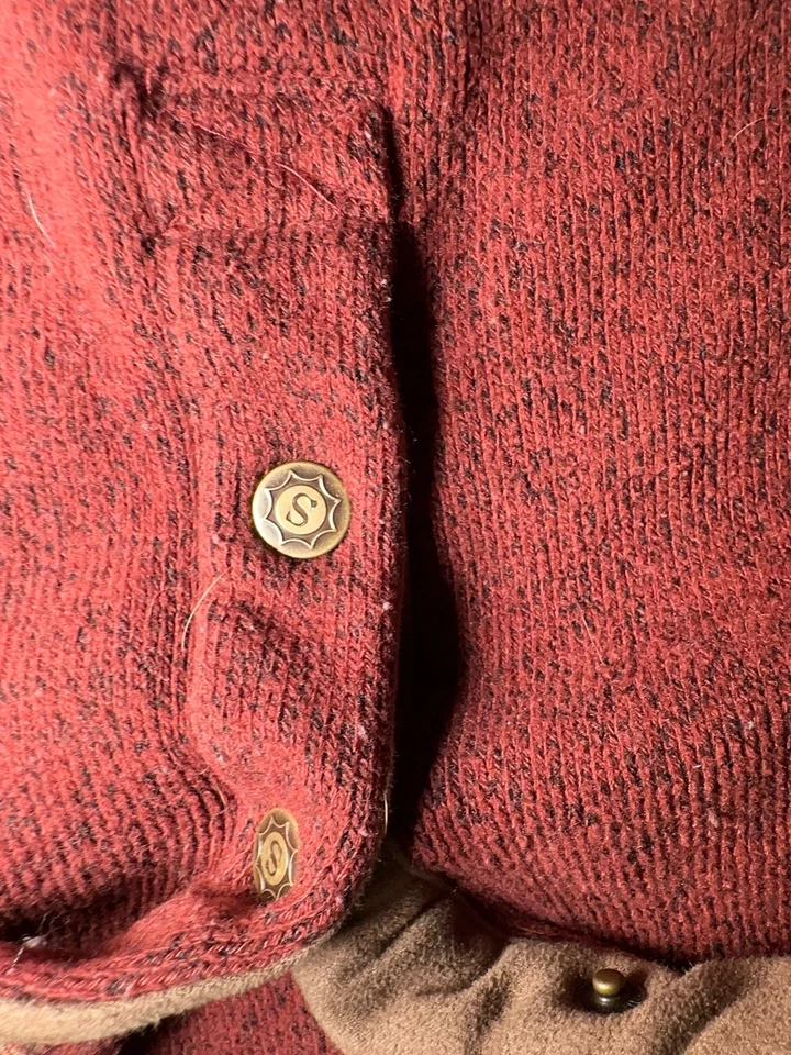 Suéter Pullover Sahalie Polar Para Mujer Talla XL Rojo Cabina a Presión Caminata Gorpcore Campamento Foto 3 de 4