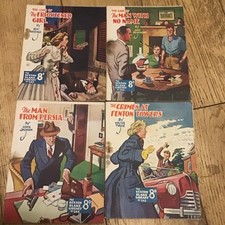 4no 1950s  Sexton Blake Library Magazines In Fine Condition (details Below)