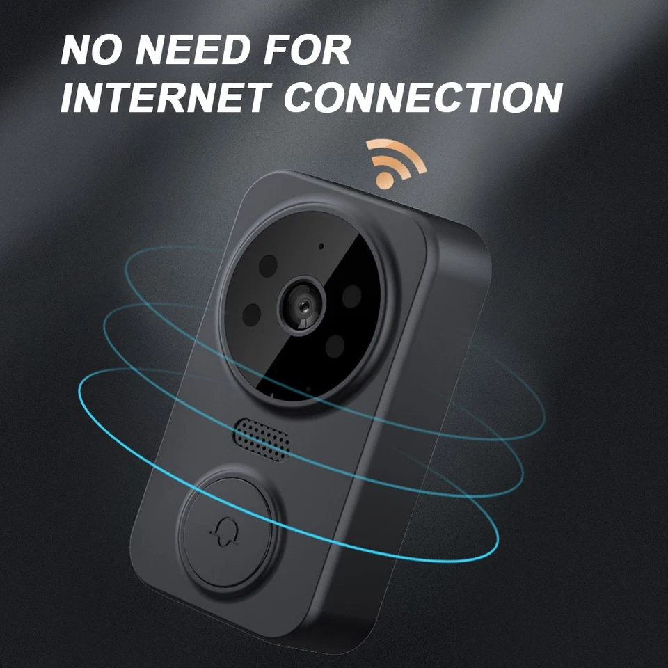 2.4G Smart WiFi Wireless Visual Intercom Video Doorbell Monitor 4.3'' IPS Screen - image 4 of 4
