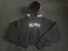 Hoodrich Ladies Black Cropped Jumper Size M MEDIUM Excellent Condition