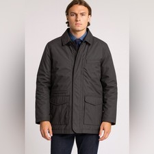Fay Milano Gray Military-DetailedField Jacket Size L Made In Italy 1422.00