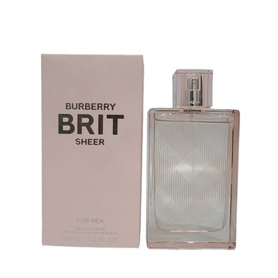 Burberry Brit Sheer For Her Eau De Toilette 3.3 oz / 100 ml Spray