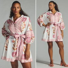 NEW SOLD OUT Anthropologie Sue Sartor Flounce Shorty Dress NWT 1X Plus