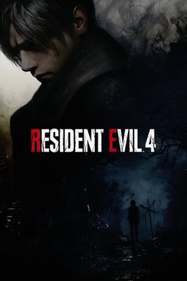 Resident Evil 4 Remake Leon S. Kennedy Video Game Poster Wall Art Print