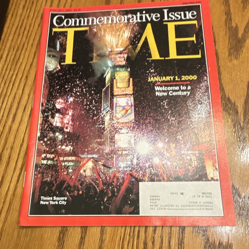TIME Commemorative Issue Jan 1 2000 "Welcome to a New Century" New Year