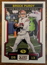 2023 Score #169 Brock Purdy - Mint - Free Shipping 