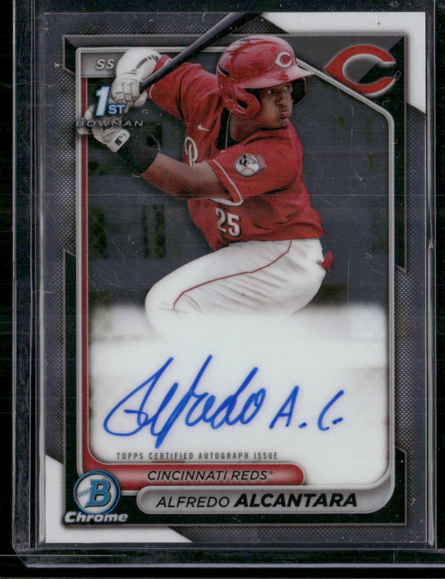 2024 Bowman Chrome - Prospect Autographs #CPA-AA Alfredo Alcantara