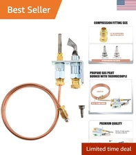 Pilot Burner with Thermocouple Compatible with Honeywell Pilot, NG and LP Ori...