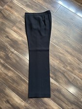 Ann Taylor Slacks Trouser Leg Size 2P Petite 2 Career Black Lined