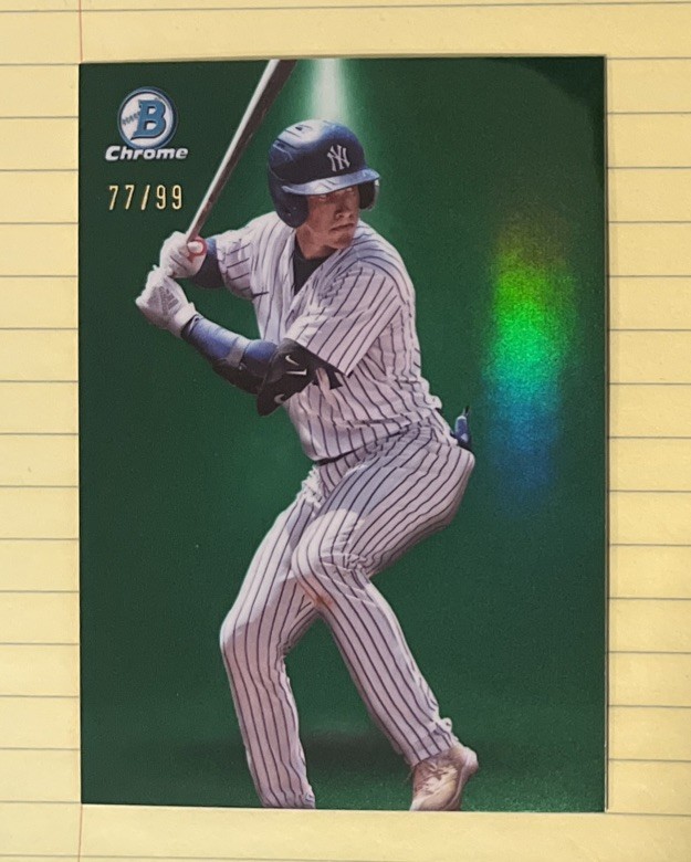 George Lombard Jr. 2024 Bowman Chrome Spotlight Green Refractor /99 BS-10 *MINT*