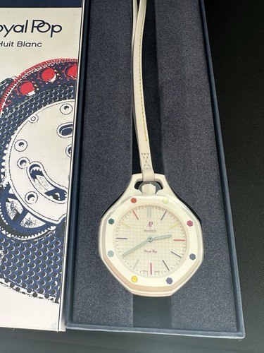 Swatch x Audemars Piguet Royal Pop AP 'Huit Blanc White' In Hand