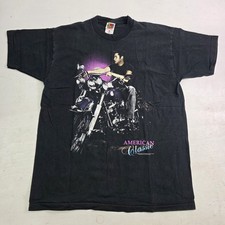 Vintage Elvis Presley American Classic Motorcycle USA Made T-Shirt 90s XL 1992