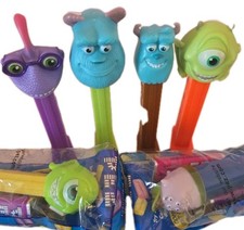Monster Inc & University Dispensers Lot Of 6 Sully Mike Randy Squishy