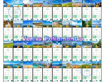 Pokémon Go   Shiny Pikachu Stamp Rally Background   PTC 20k Dust OR Trade