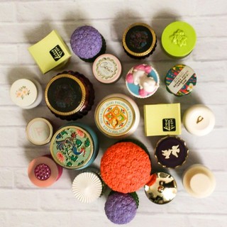 Collectible Vintage Avon Cream Sachet Jars Lot Of 21 Some rare!