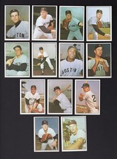 BOSTON  RED  SOX: The 1960s complete team set ~ ALL 13 cards | TCMA 1978 EXC.