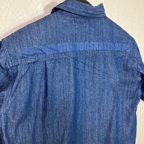 Neighborhood, Neighborhood Skateboard Denim Shirt M Vintage Used JAPAN