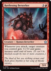 Battlesong Berserker 78 Foundations Uncommon MTG